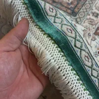 فرش ابریشم جفت ۶متری وتعدادی تک