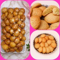 کیک یزدی و کلوچه کنجدی