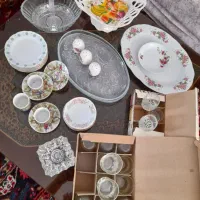 ظروف بلور و شیک و قدیمی