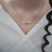 گردنبند طرح طلا و نقره (حراج عیدانه)