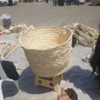سبد بزرگ حصیری