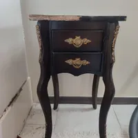 میز تلفن چوبی