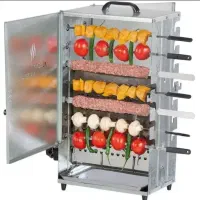 کباب پز اپارتماتی ۱۴سیخ متور دار بدونه دود ایستاده