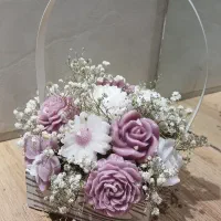 باکس گل شمع