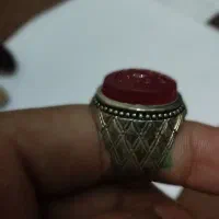 انگشتر خطی زیبا رکاب رولکسی و مرجان خاص کمیاب
