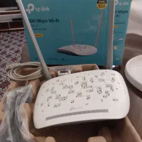 مودم دو آنتن tp لینک پرسرعت تنها۲هفته کارکرده