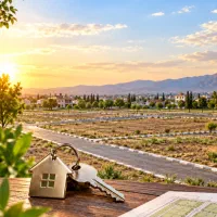 زمین تجاری مسکونی ۳ نبش شهرک ثارالله