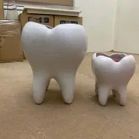 گلدان طرح دندان