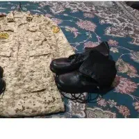 لباس پوتین کلاه ارتشی
