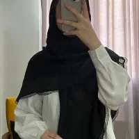 شال و روسری مشکی و رنگی