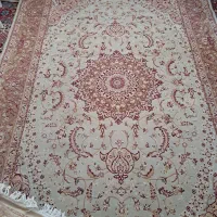 فرش ماشینی کرم یک جفت