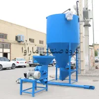 آسیاب میکسر عمودی خوراک دام دامداری گاوداری 1تن