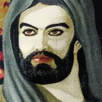 تابلو فرش قدیمی تمثال حضرت