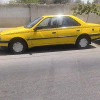 تاکسی گردشی پژو مدل ۹۶ تهران دوگانه کارخانه بی رنگ