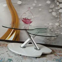 میز جلو مبل باز شو سالم جنس چوب