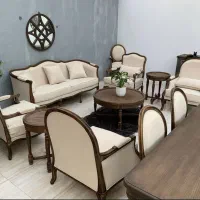 مبل کوئین فرانسویی کلاسیک استیل کد 82