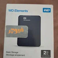 هارد اکسترنال WD Elements ظرفیت ۲ ترابایت