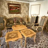 مبلمان و نهارخوری استیل سلطنتی ۹ نفره