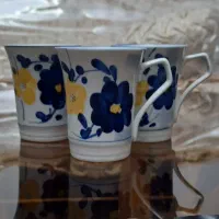 نیم لیوانی و لیوان و نمکپاش گل پنبه ای