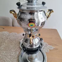 سماور گازی ۶ لیتری قلم‌کاری نو