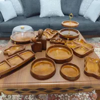 ست ظروف پذیرایی سنگ مصنوعی