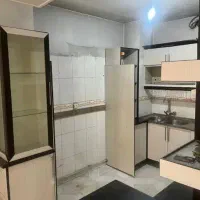 کابینت فلز mdf در حد باسینک و هود باکس یخچال جزیره