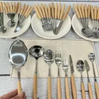 سرویس قاشق چنگال دسته بامبو نو و اکبند