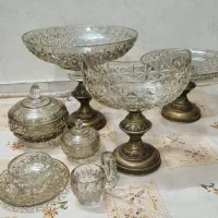 سرویس کریستال ۱۸ نفره شامپاینی مناسب جهیزیه