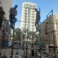 داربست فلزی زمرد و کفراژ نخاله گیر