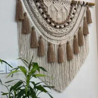 دیوارکوب مکرومه گلبهار