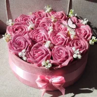 گل های روبانی دست ساز
