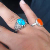 دوتا انگشتر نقره