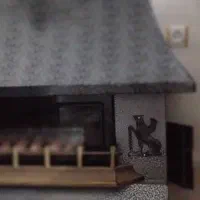 دو عدد بخاری شومینه و ساده