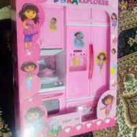 اسباب بازی دخترانه ست یخچال وگاز وکابینت