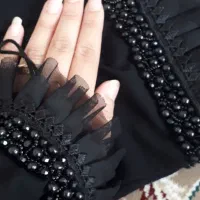 چادر جده نگین کاری قد ۱۵۰و۱۵۵