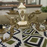 یک جفت(۲ عدد) لوستر سه شاخه ۶ شعله