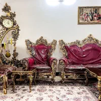 مبل سلطنتی پرمنبت چوب گردو