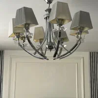 لوستر و ساعت استیل