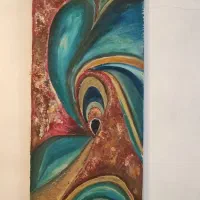 تابلو رنگ روغن وکیف