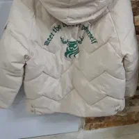 کاپشن  دخترانه   پشت طرح دار