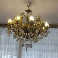 لوستر برنز قدیمی ۱۰ شاخه(فوری)