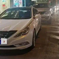 هیوندای سوناتا وای اف سفید صدفی فول ۲۰۱۴