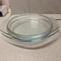 لیوان استیل دوتا درب قابلمه پیرکس