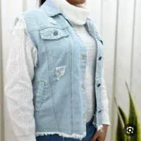 شلوار و جلیقه جین زیر قیمت خرید