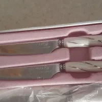 چاقو استیل دسته سرامیکی نو با جعبه