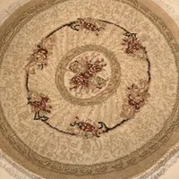 فرش گرد ماشینی