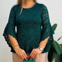شومیز دانتل باکیفیت و شاین دار مجلسی