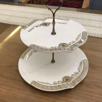 ظرف دو طبقه ورساچه برند گلد کیش