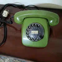 گوشی تلفن رومیزی قدیمی