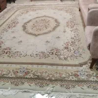 فرش 12 متری زمینه کرم
